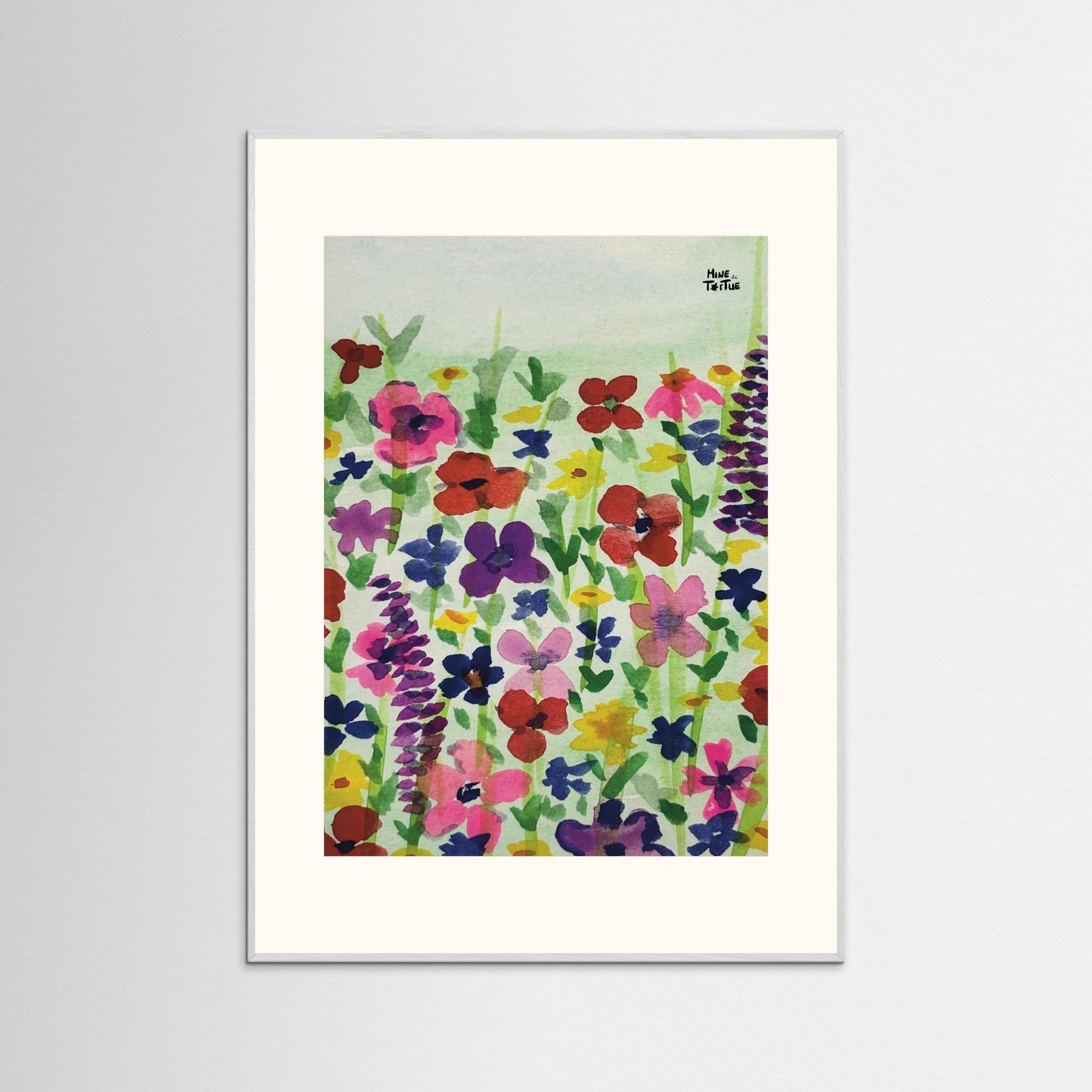 Poster print ‘Flower field’