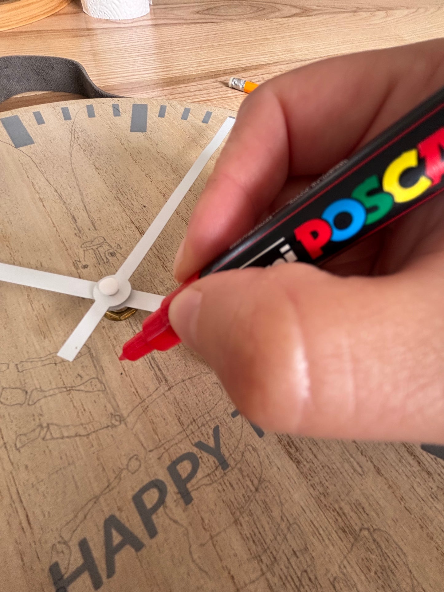 Upcycled lobster clock