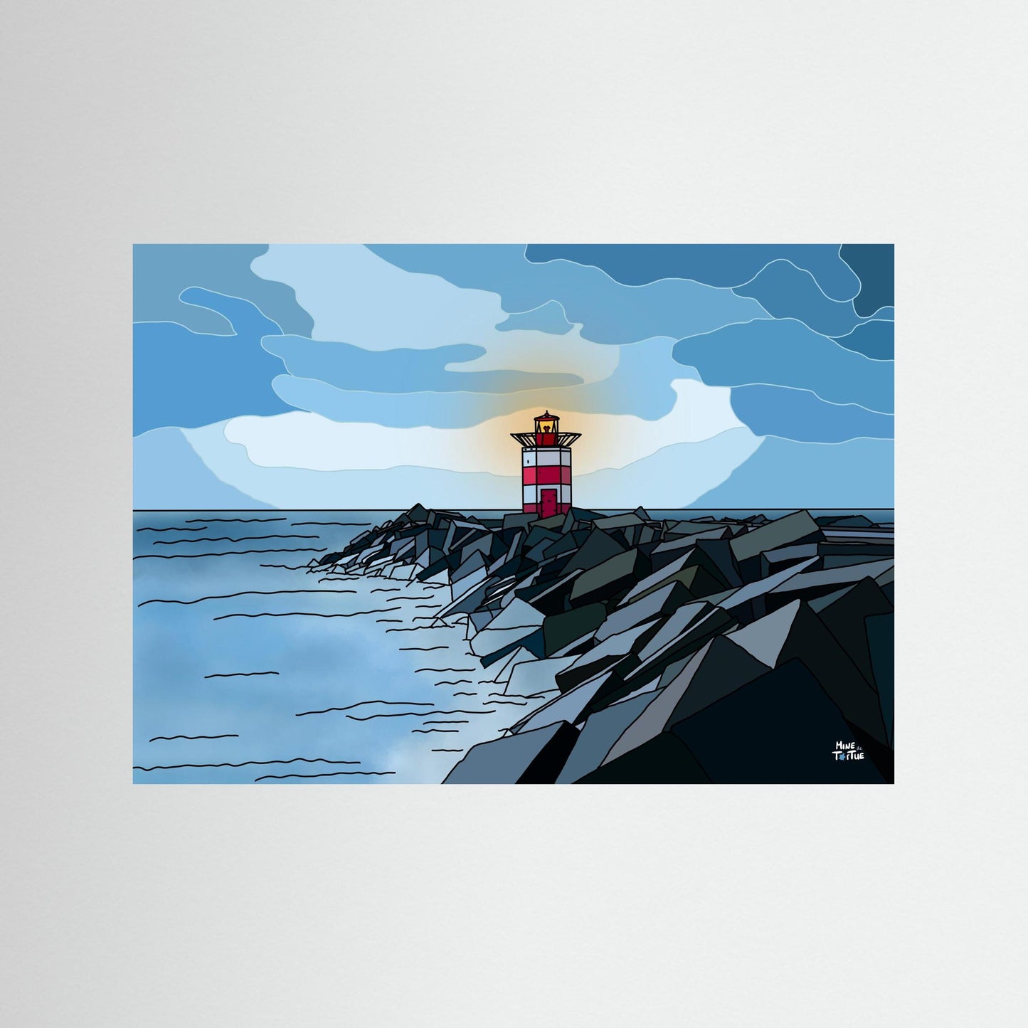 Poster Print ‘Scheveningen Harbour’