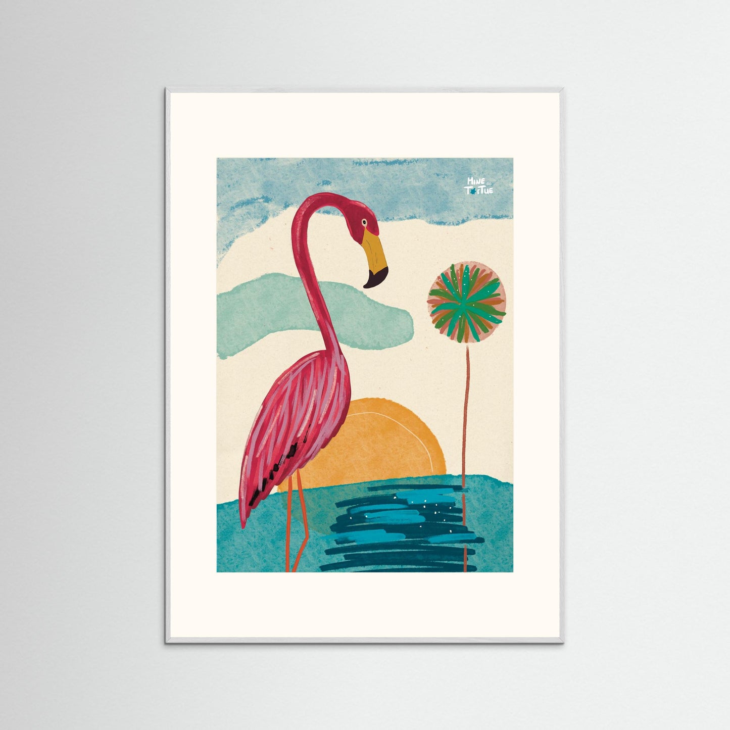 Poster Print ‘Flamingo’
