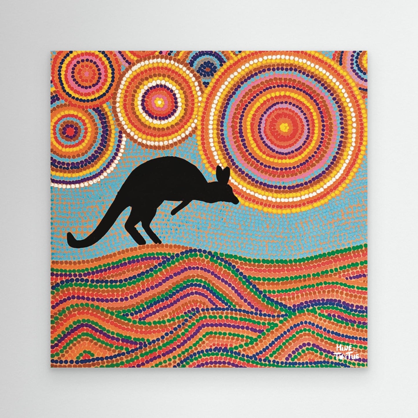 Canvas print ‘Kangaroo’ (non EU/UK)