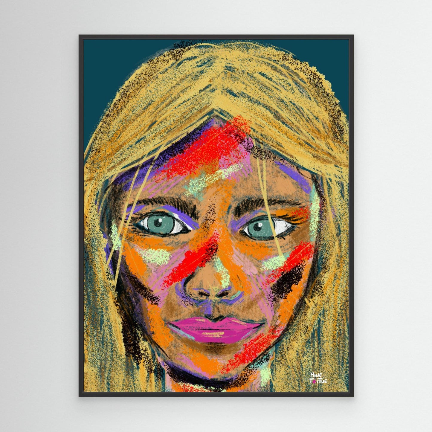 Canvas print ‘Colourful Portrait’