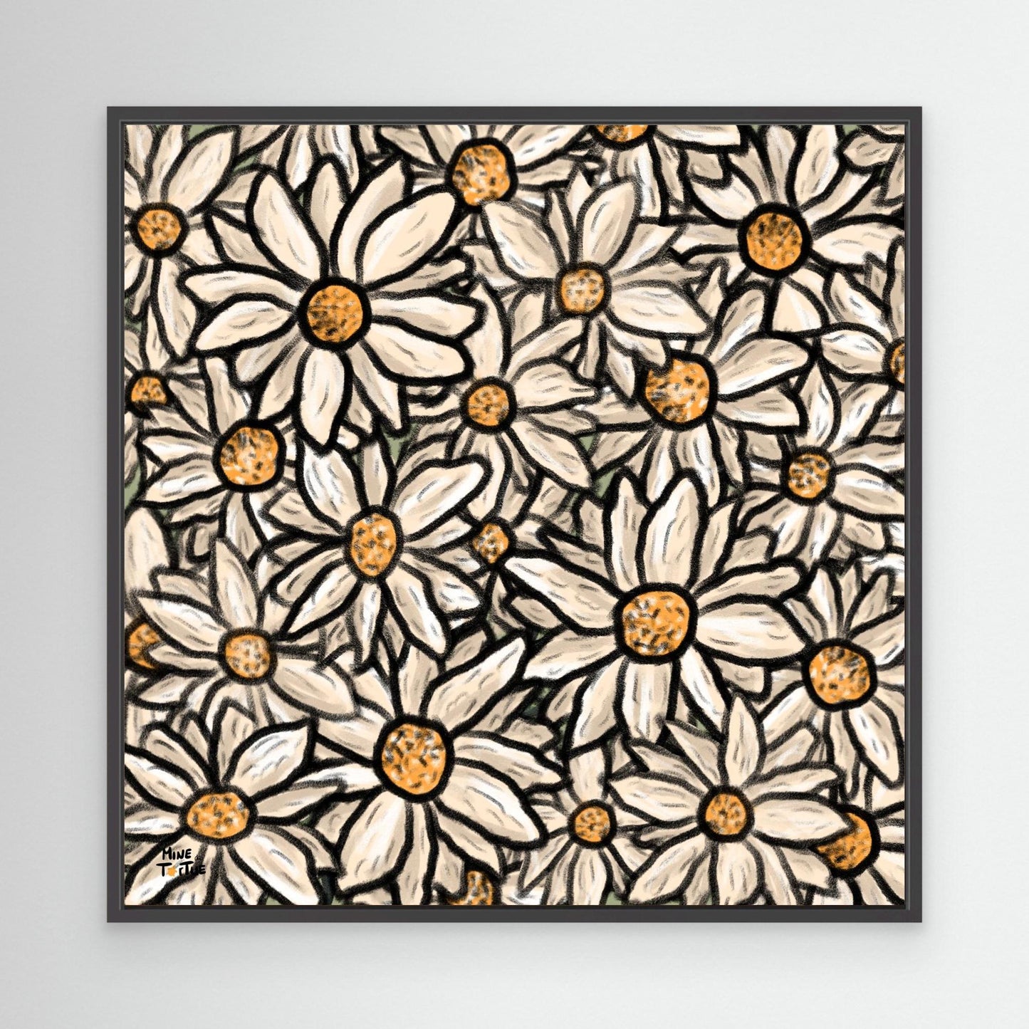 Canvas print ‘Daisies’