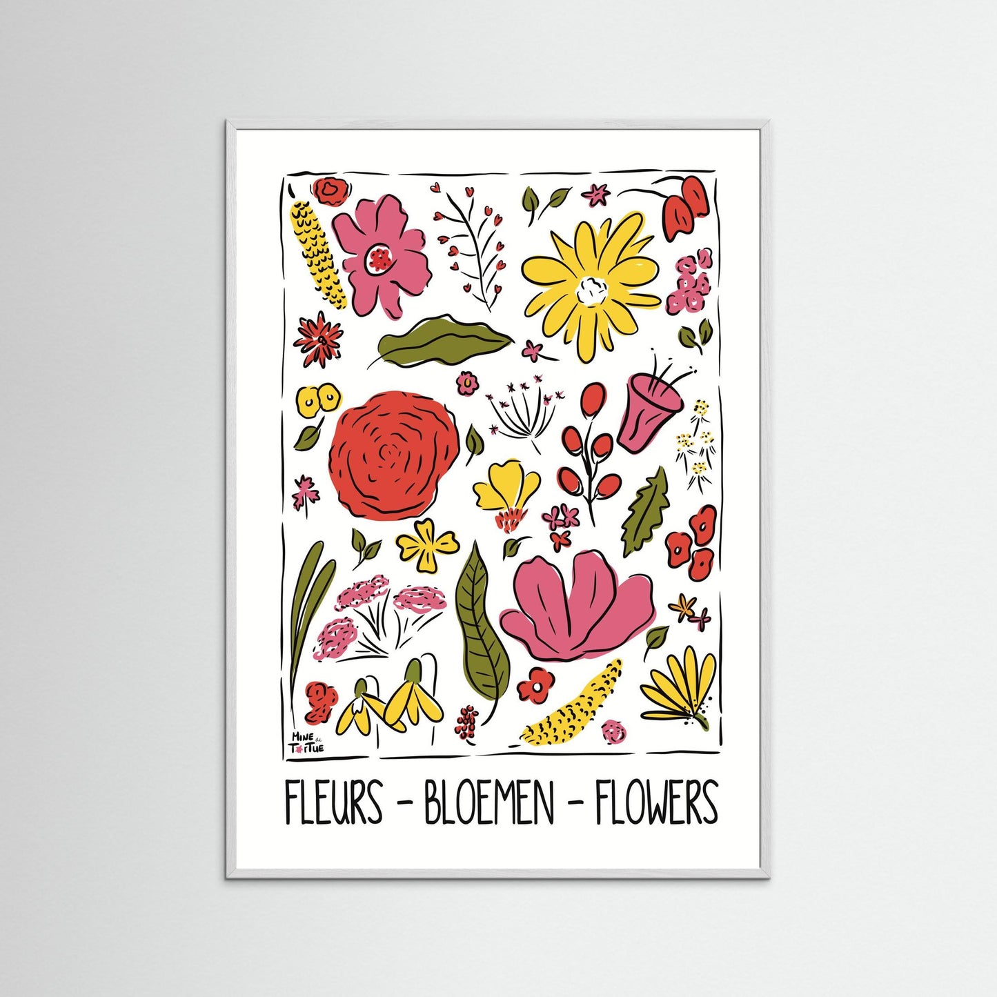 Poster ‘Fleurs’