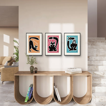 Poster print ‘Chatty Cat l’Amour’