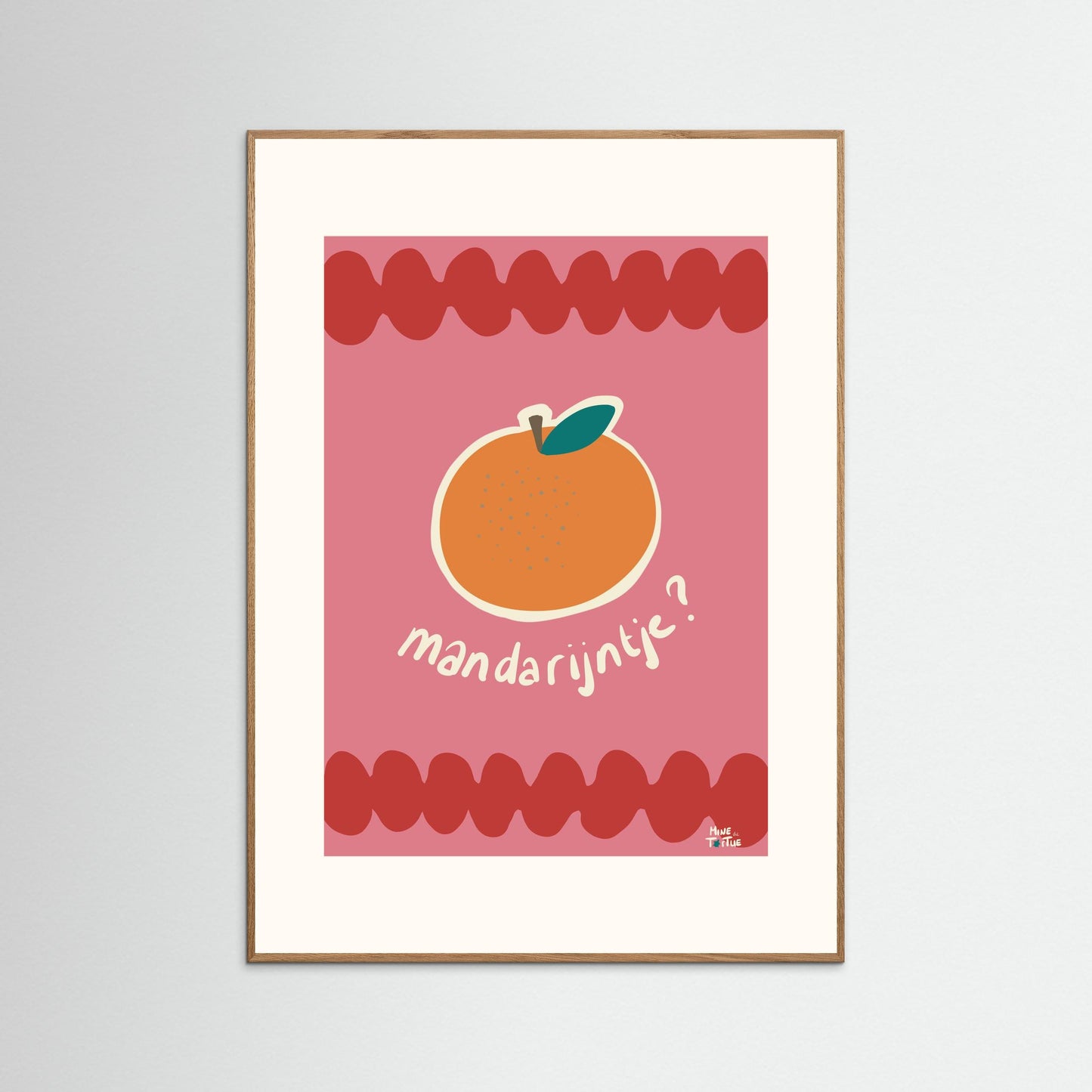 Poster print ‘Mandarijntje?’
