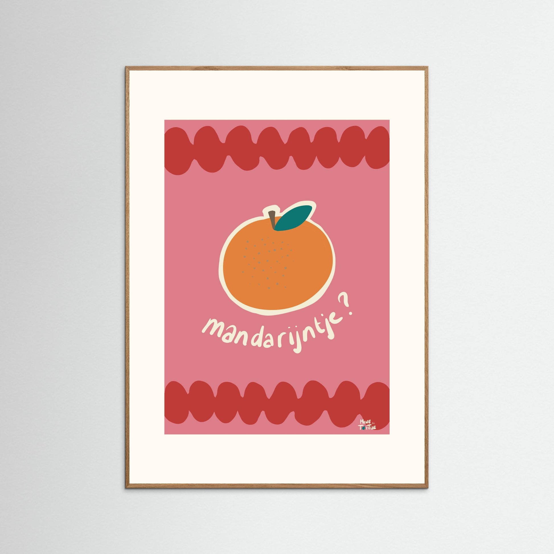 Poster print ‘Mandarijntje?’
