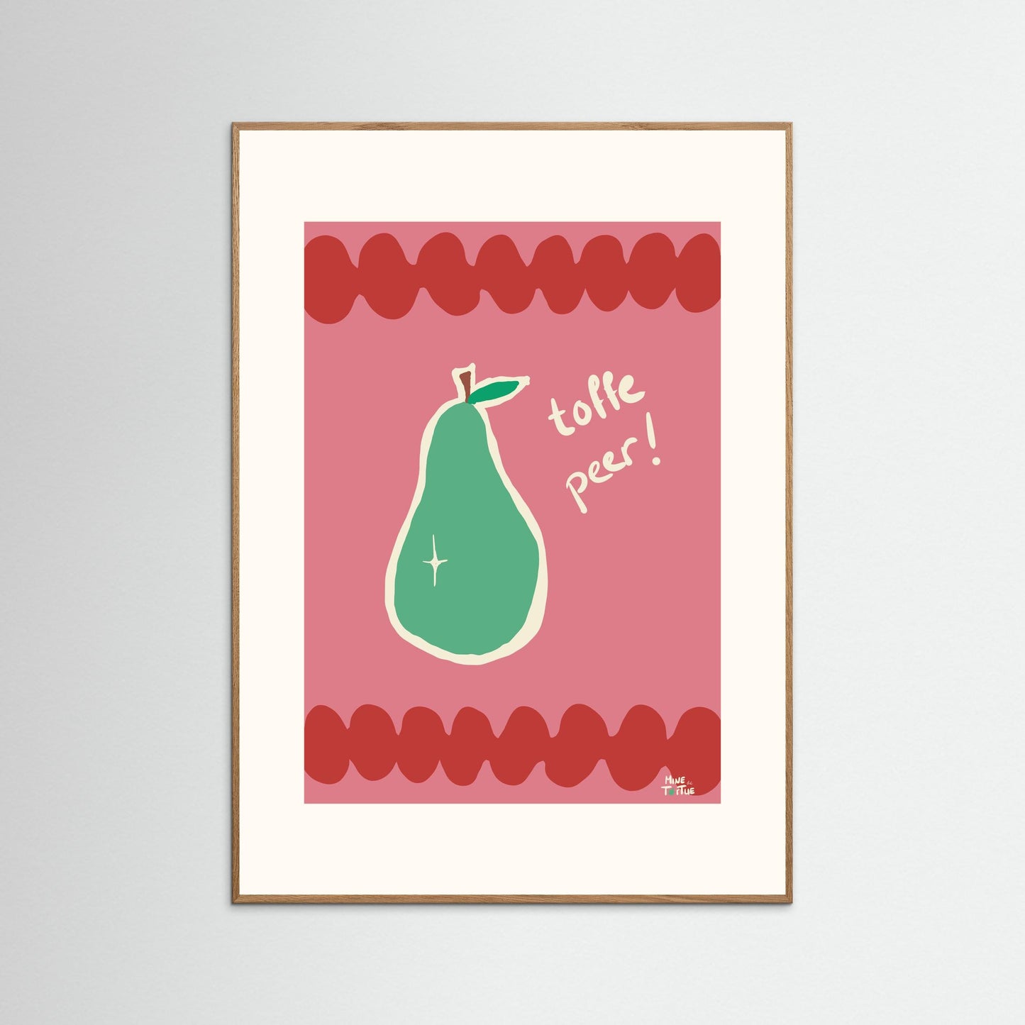 Poster print ‘Toffe peer!’