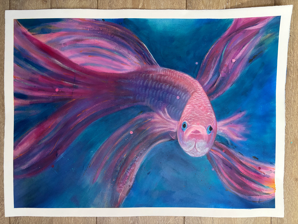 Original ‘Funky Fish’ (57x88cm)