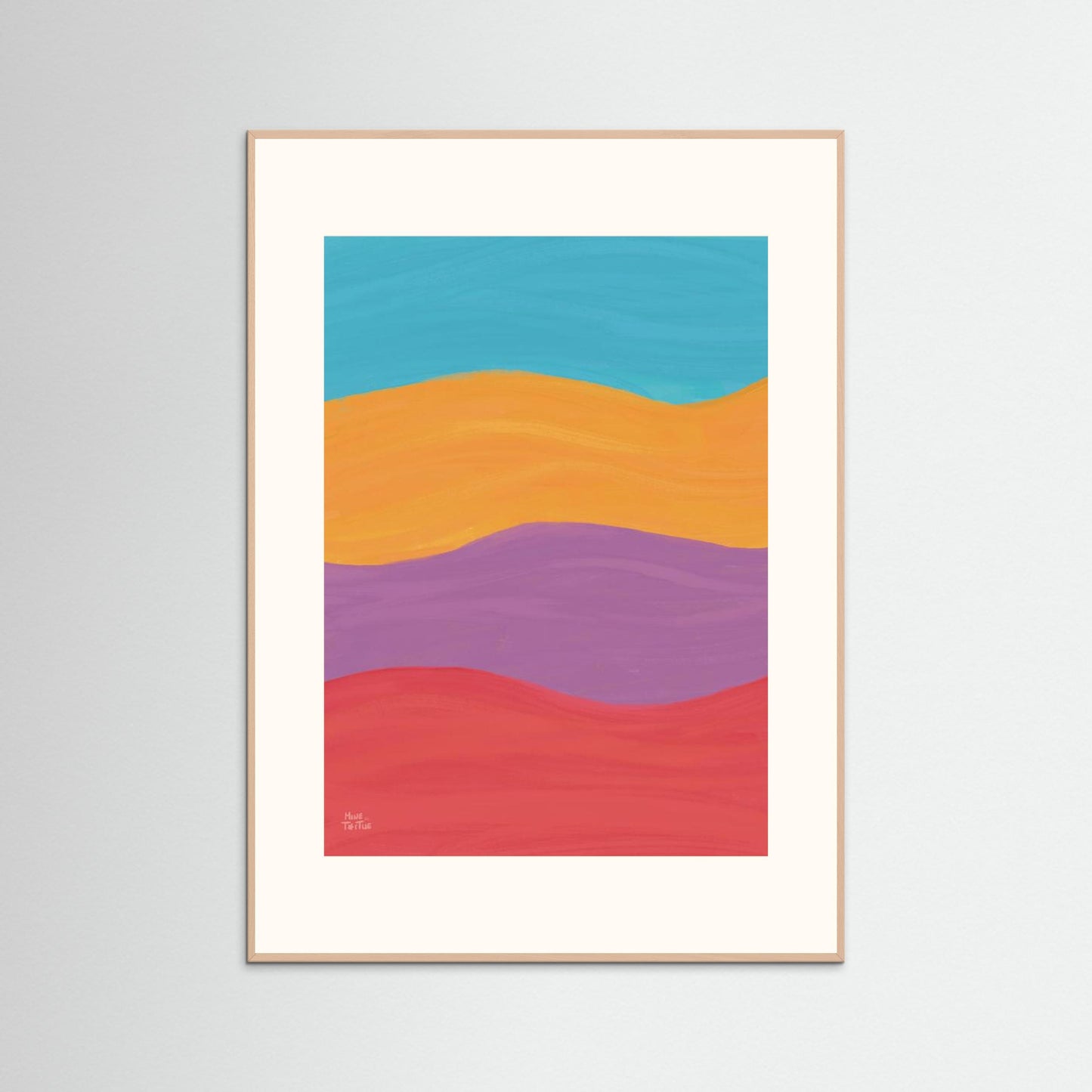 Poster ‘Waves in full colour’ 