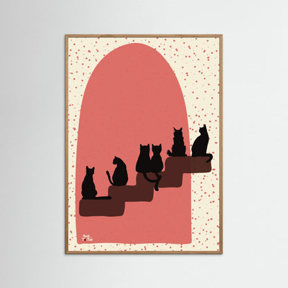 Poster print ‘Waiting’ 