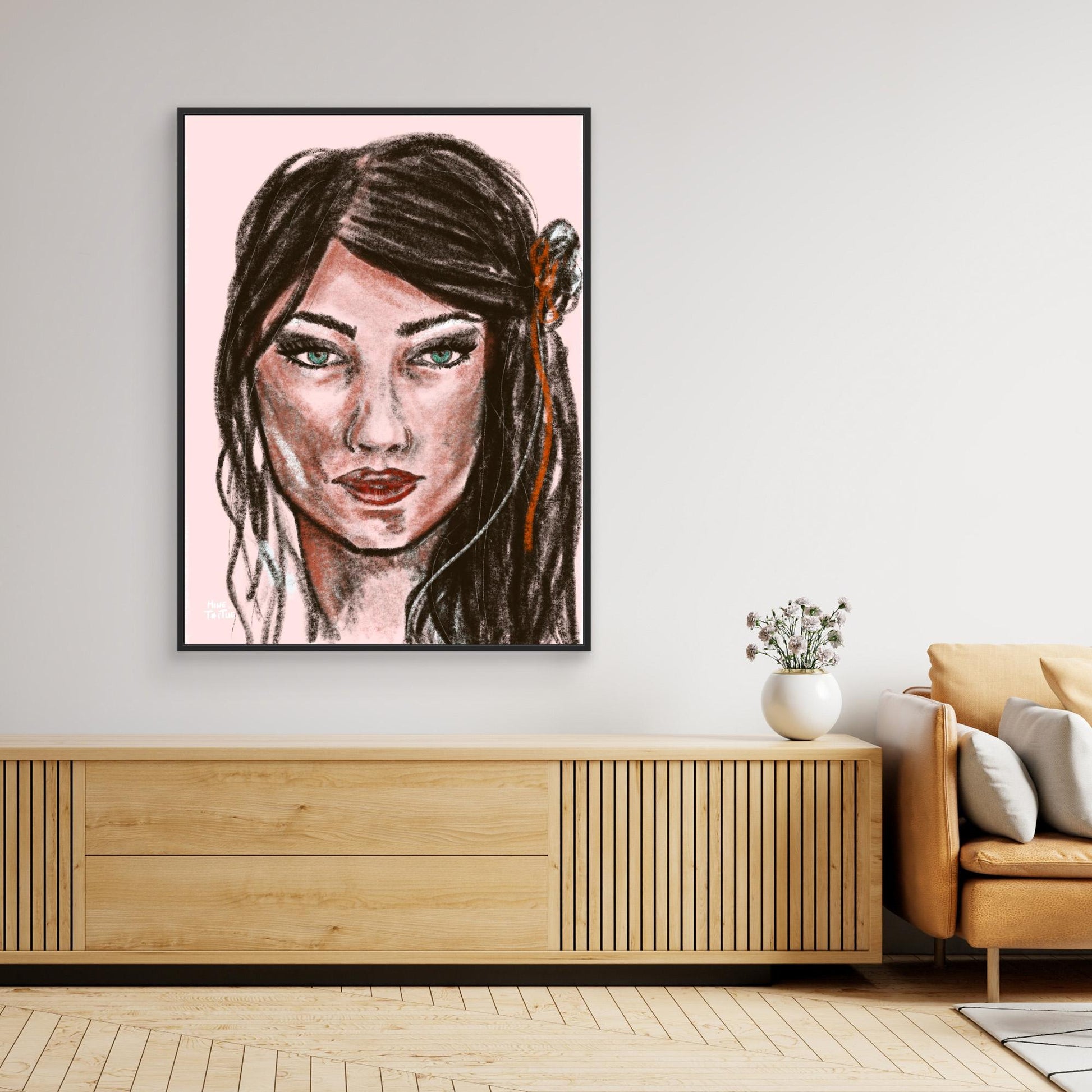 Canvas print ‘Green Eyes’