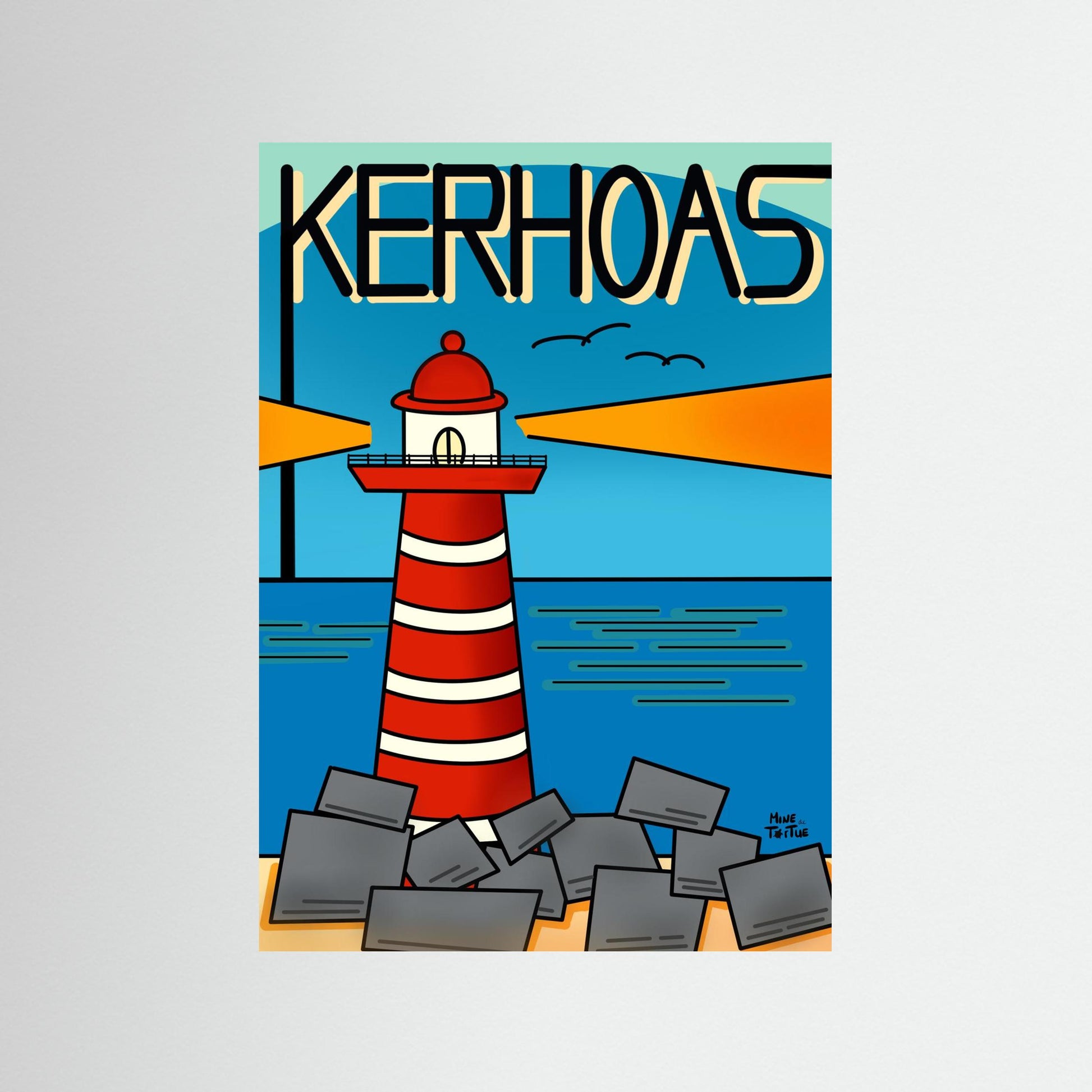 Poster print ‘Kerhoas Lighthouse’