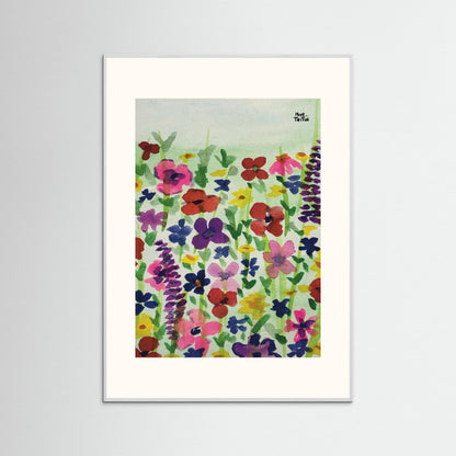 Poster print ‘Flower field’