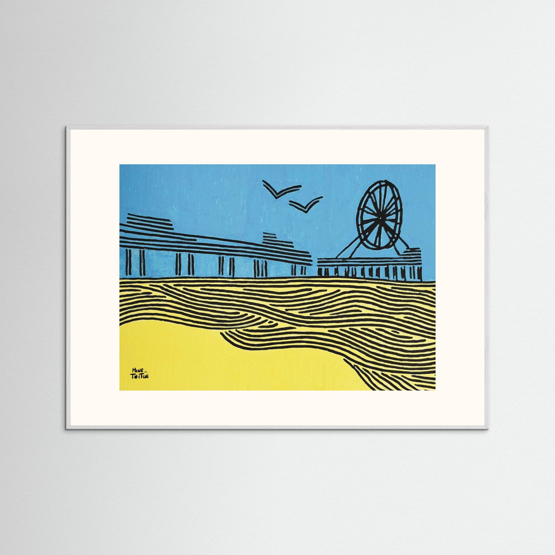 Poster print ‘Scheveningen in Lines’ 