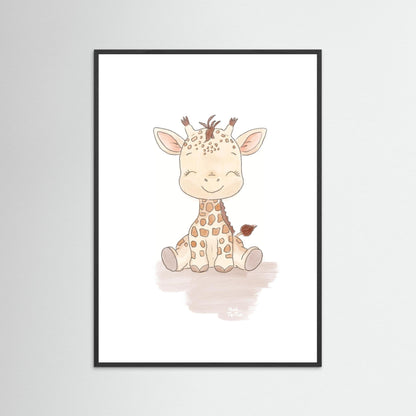 Poster print ‘Baby Giraffe’
