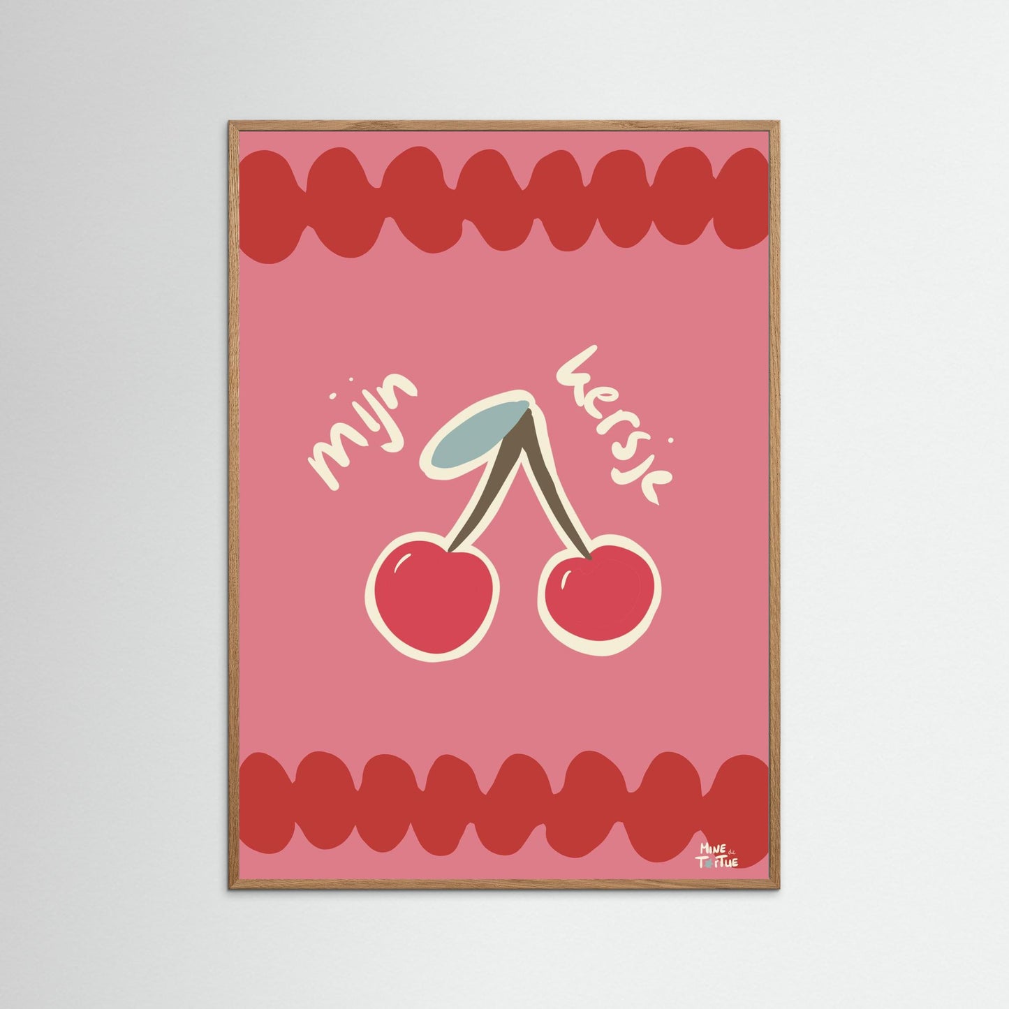 Poster print ‘Mijn kersje’ 