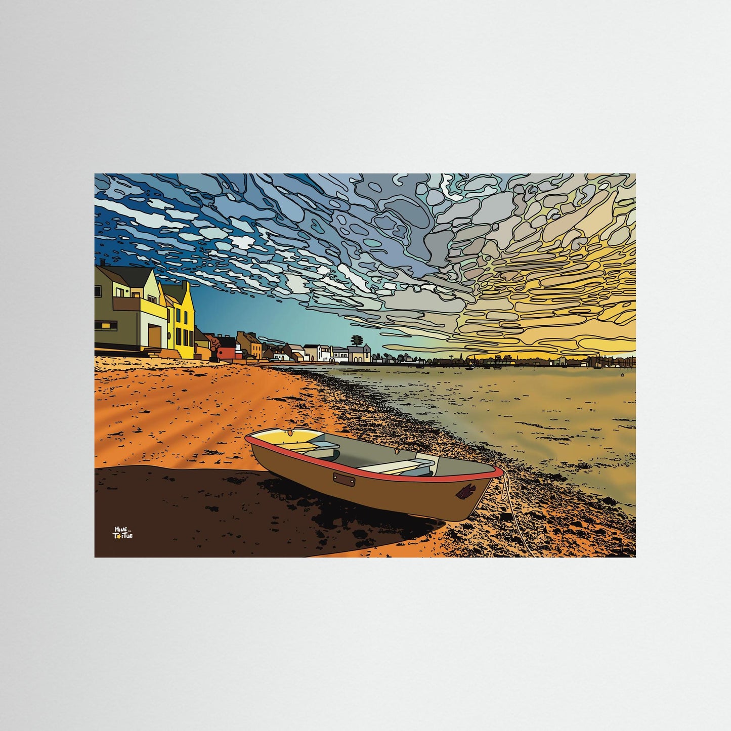 Poster print ‘Île Tudy, France’