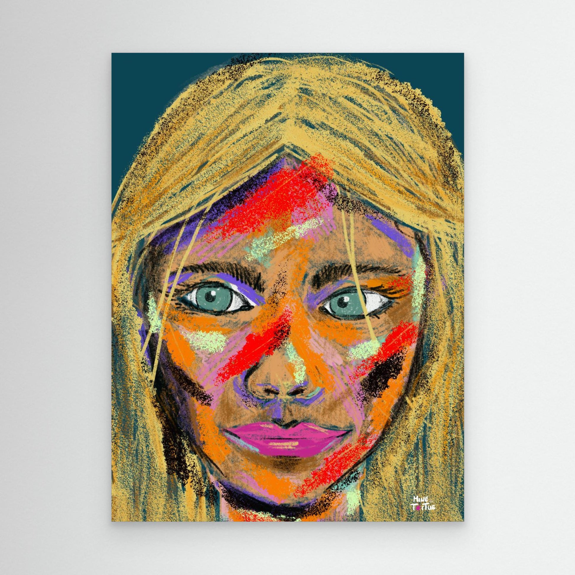 Canvas print ‘Colourful Portrait’