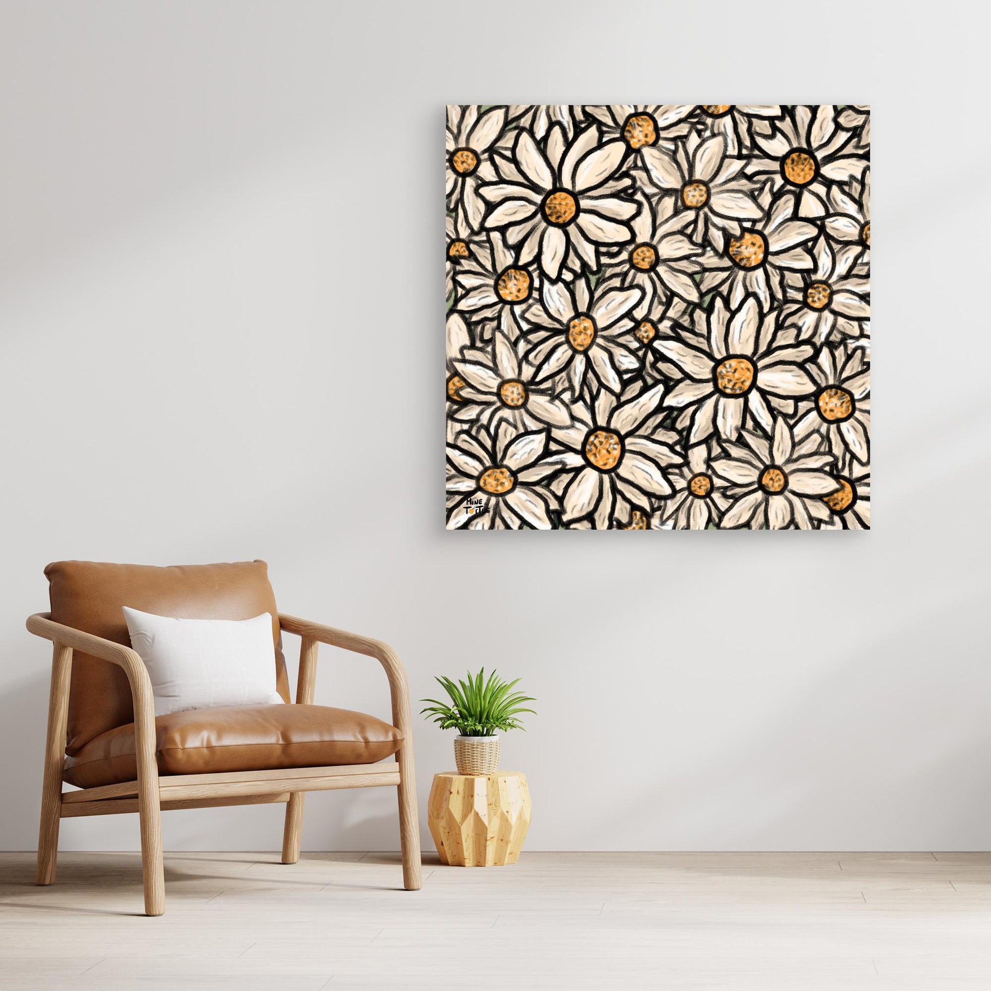 Canvas print ‘Daisies’