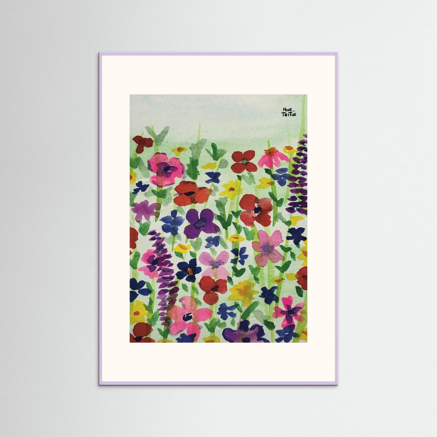 Poster print ‘Flower field’