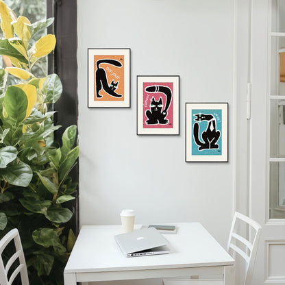 Poster print ‘Chatty Cat l’Amour’