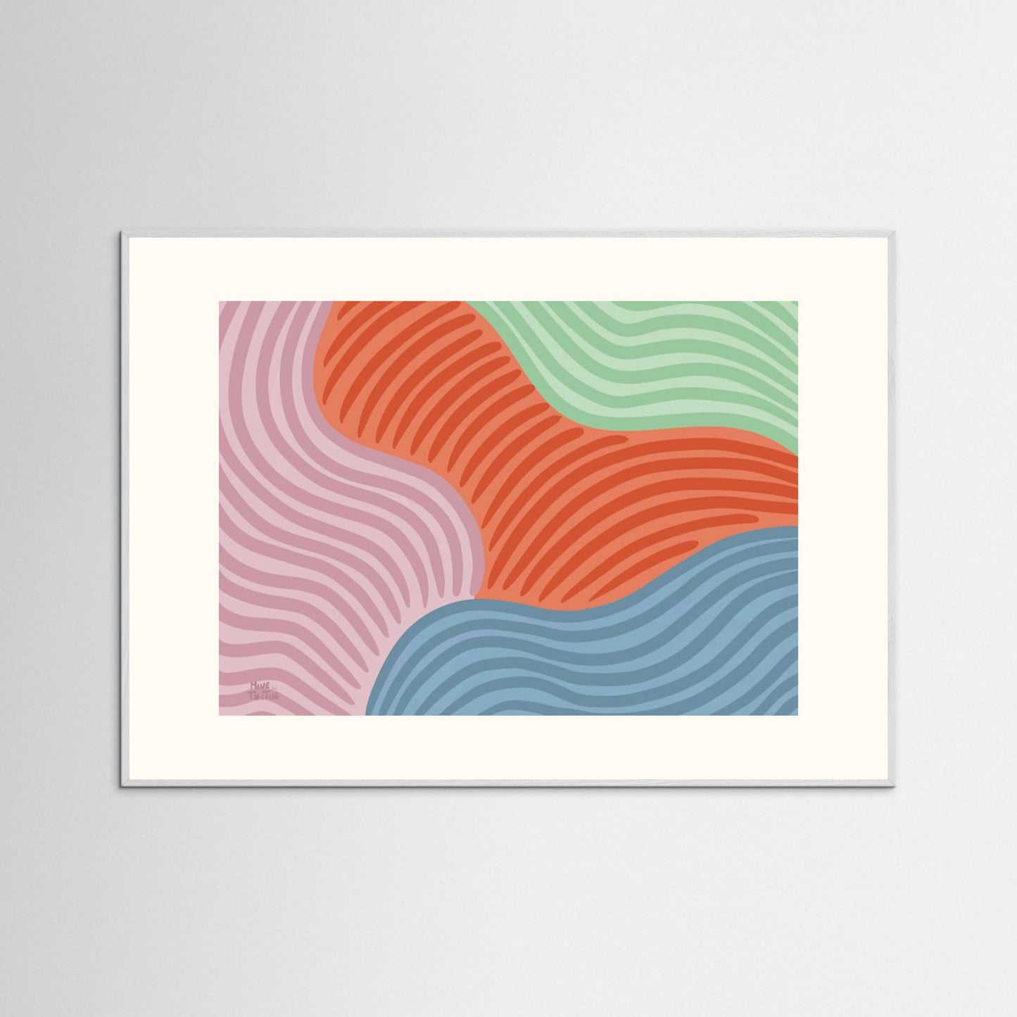 Poster ‘Tale of a whale in colour’