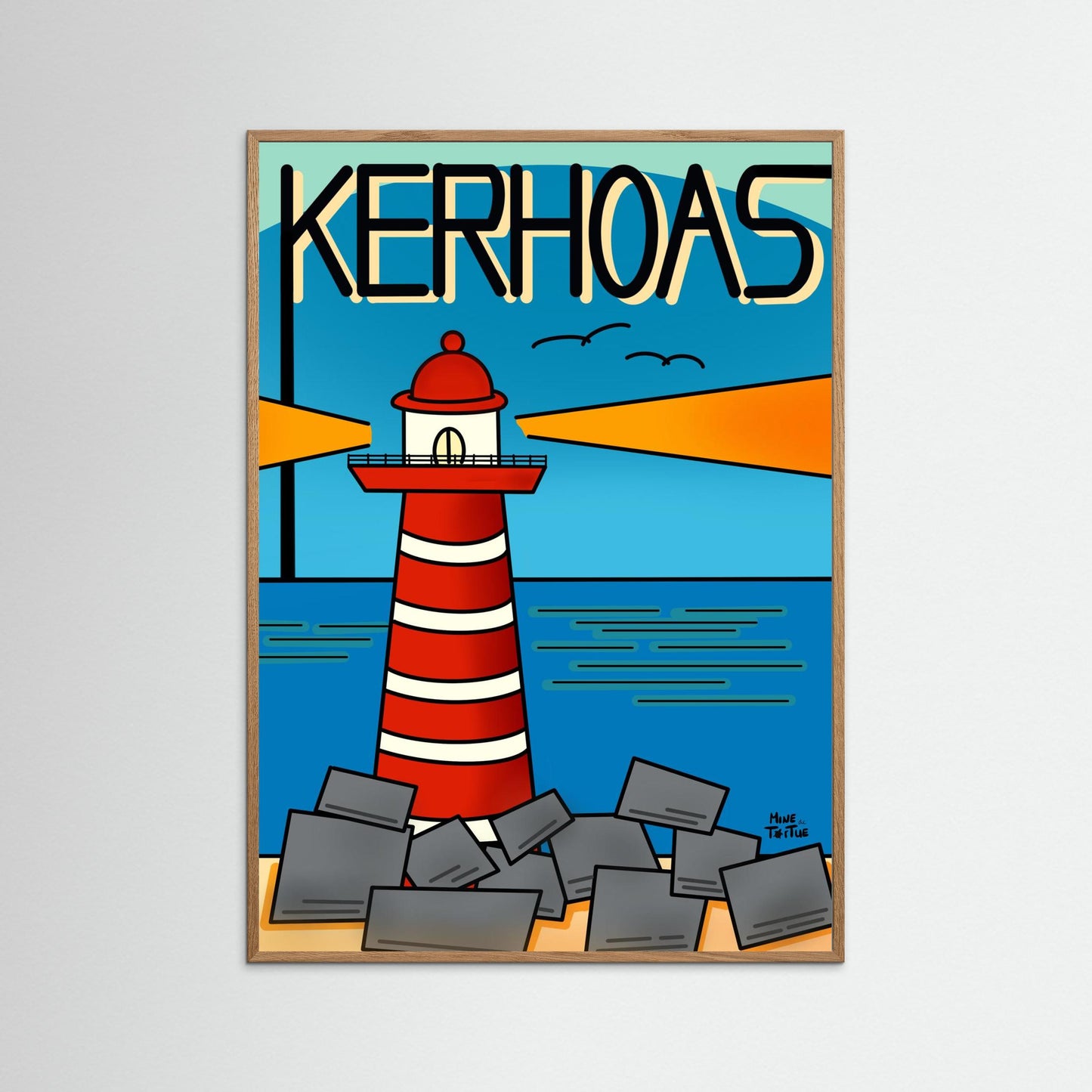 Poster print ‘Kerhoas Lighthouse’