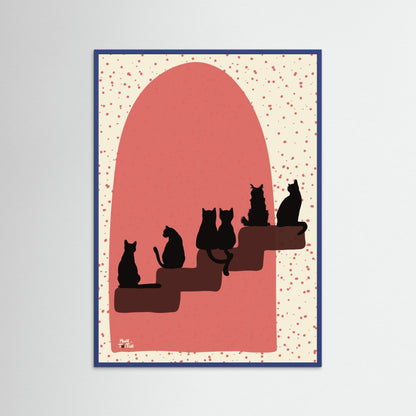 Poster print ‘Waiting’ 