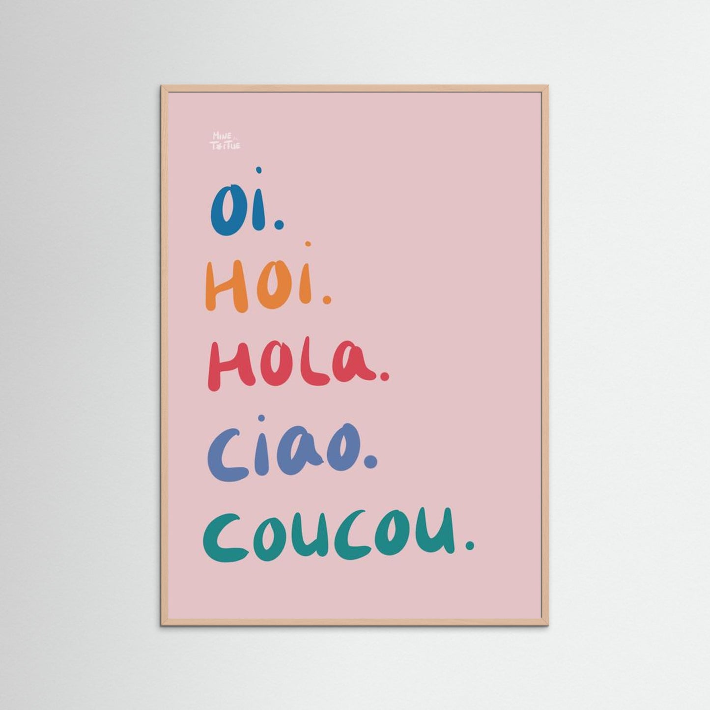 Poster print ‘Hi’