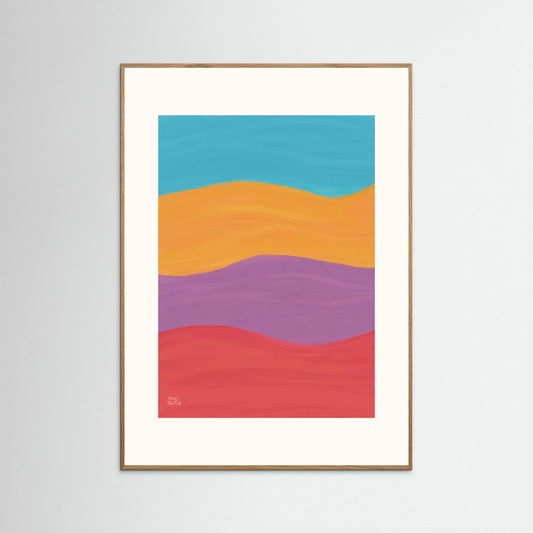 Poster ‘Waves in full colour’ 