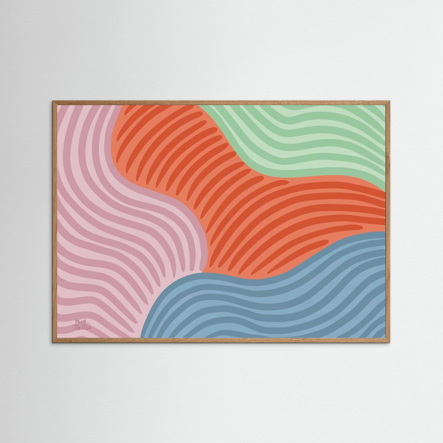 Poster ‘Tale of a whale in colour’