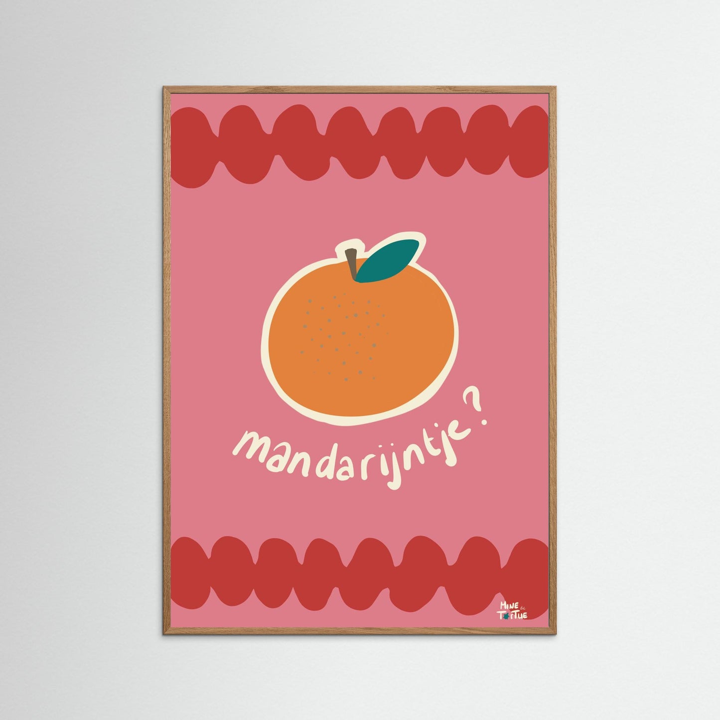 Poster print ‘Mandarijntje?’