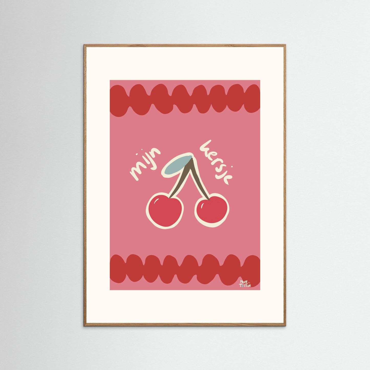 Poster print ‘Mijn kersje’ 