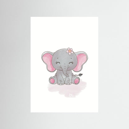 Poster print ‘Baby Elephant’