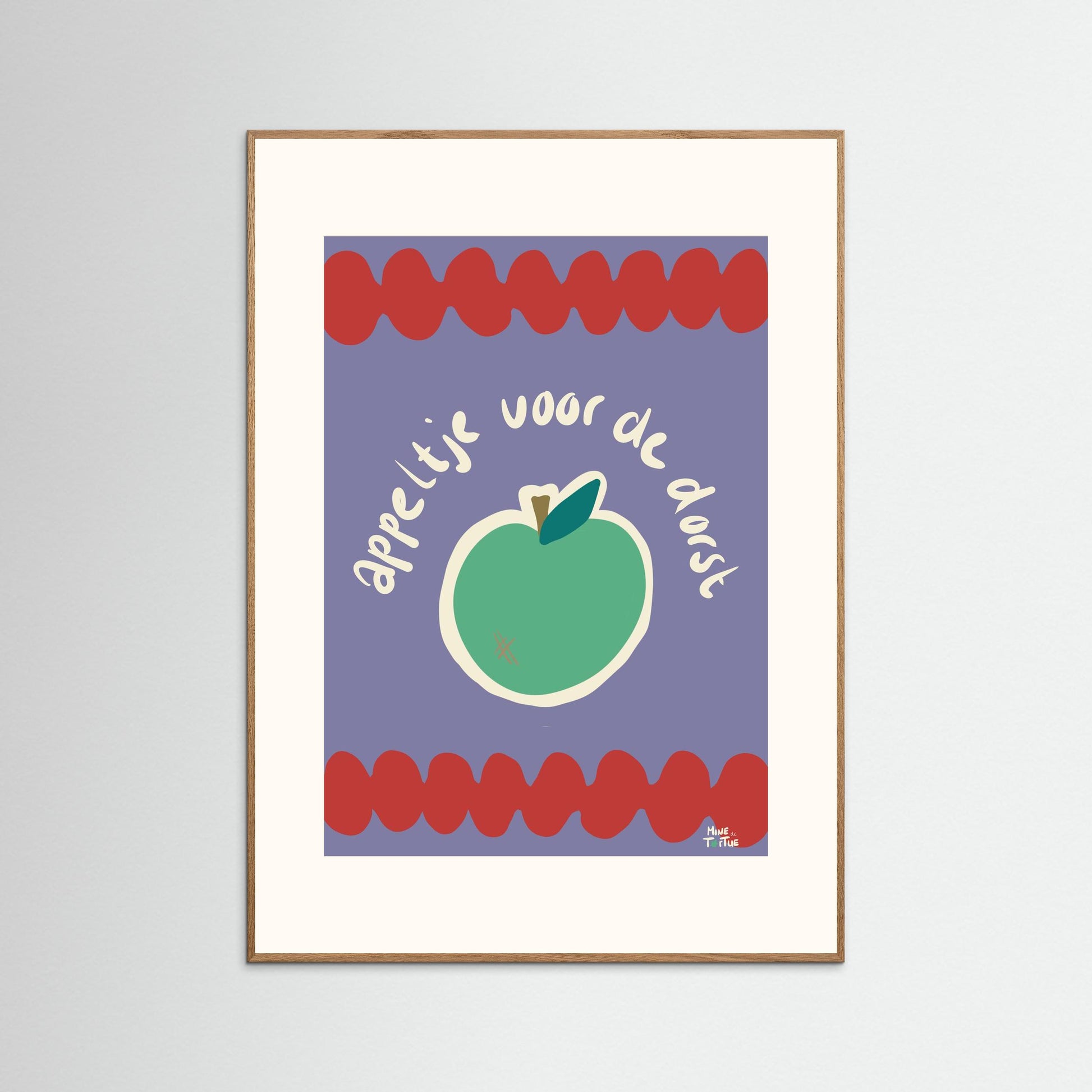 Poster print ‘Appeltje voor de dorst’