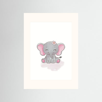 Poster print ‘Baby Elephant’