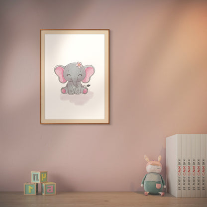 Poster print ‘Baby Elephant’