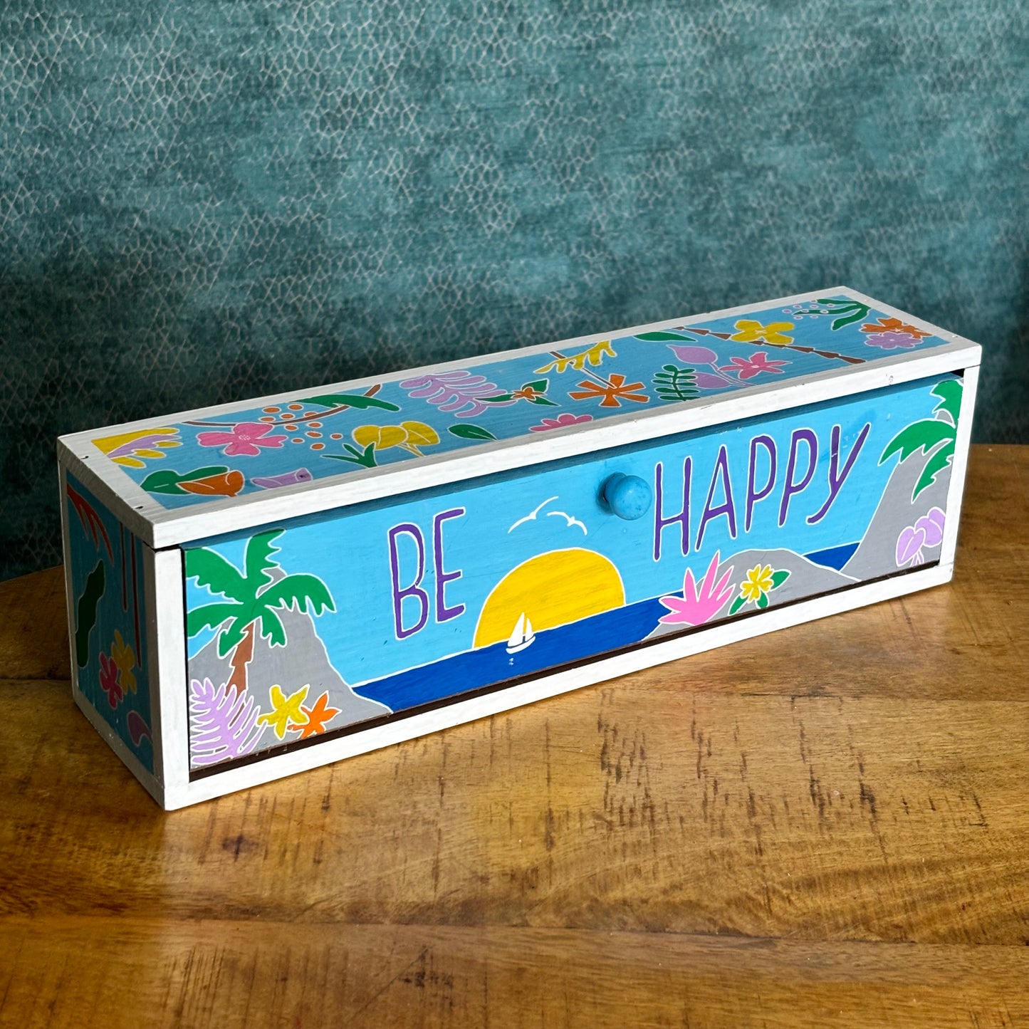 Upcycled tea box