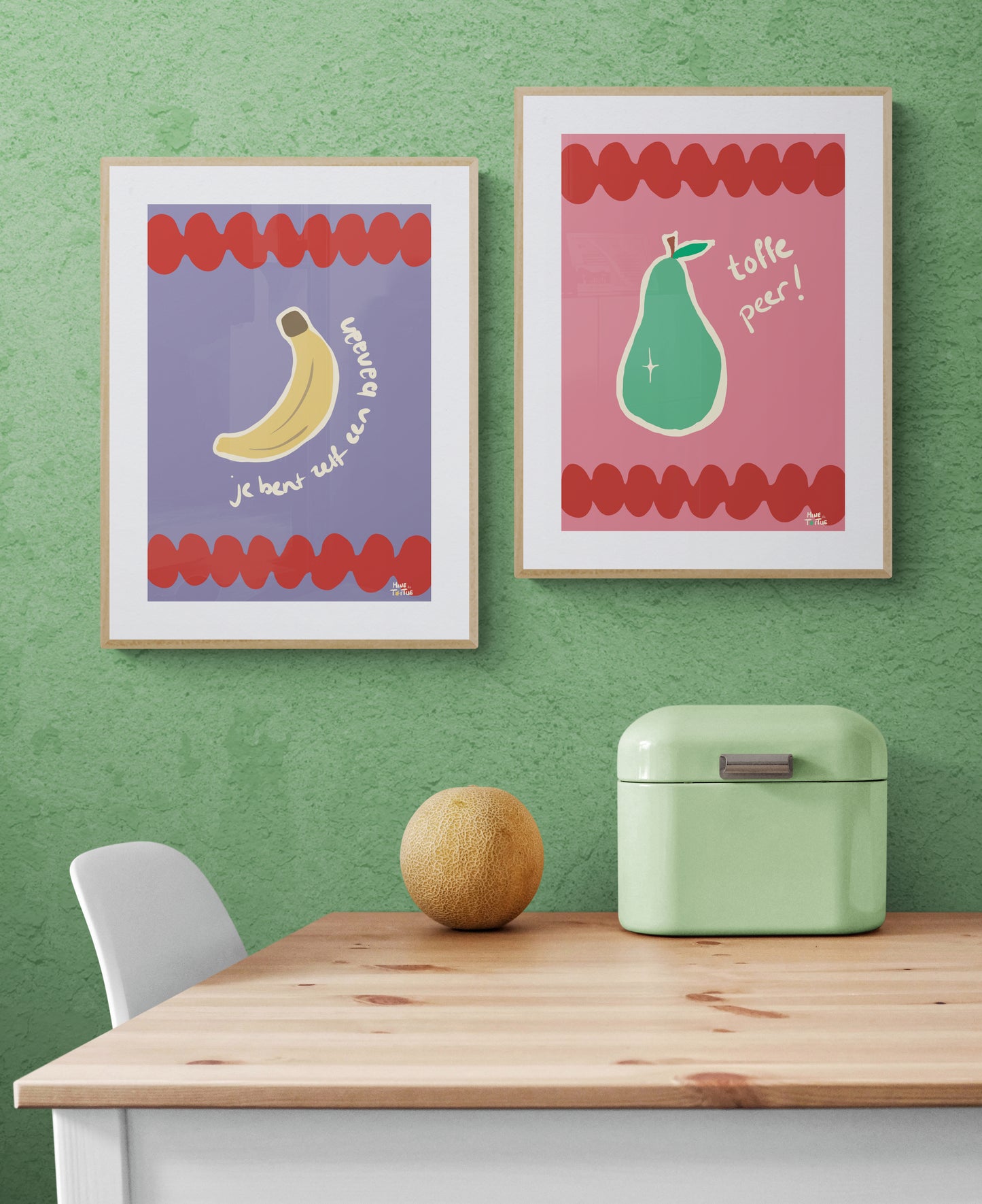 Poster print ‘Je bent zelf een banaan’ - Fruit Series