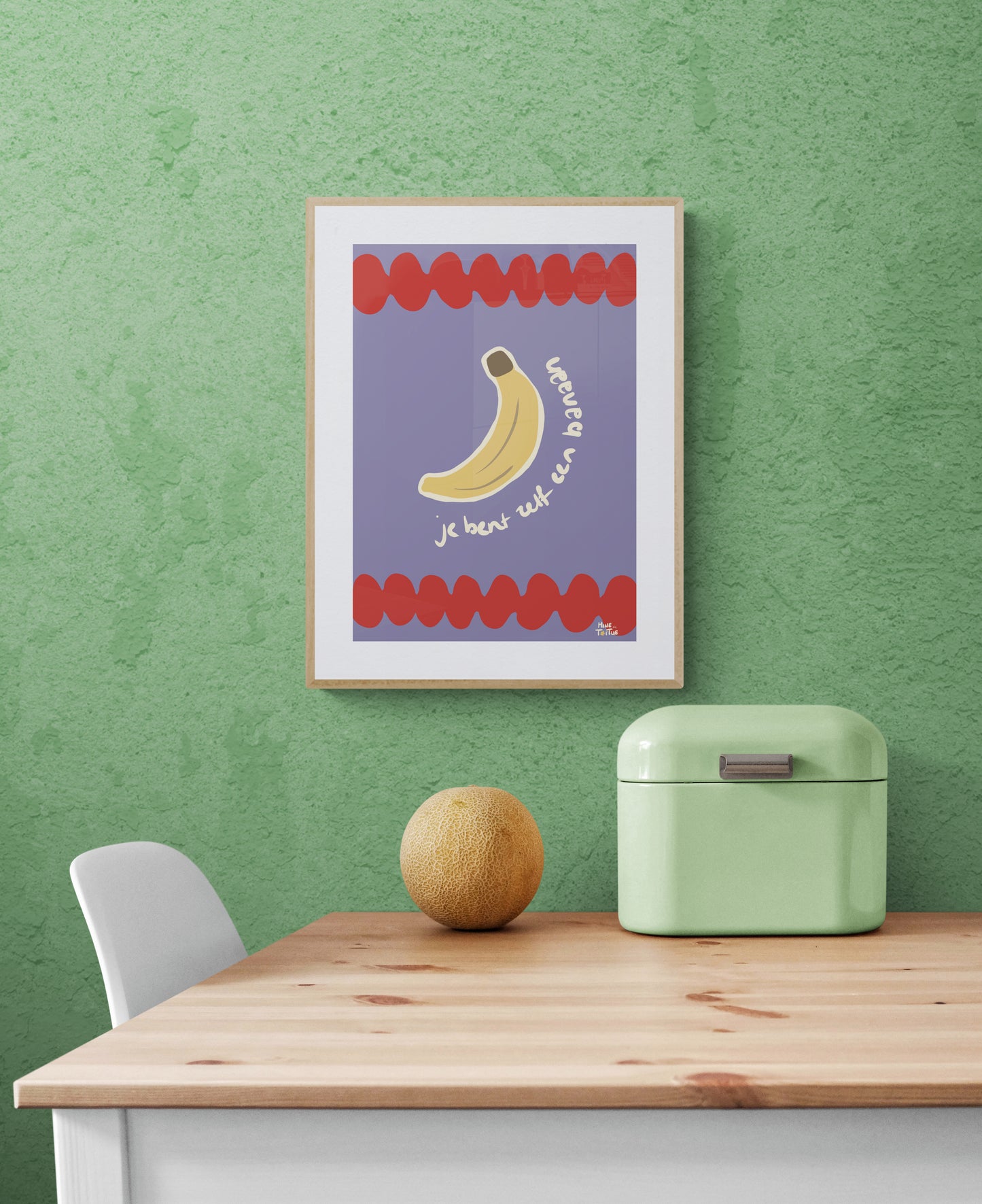 Poster print ‘Je bent zelf een banaan’ - Fruit Series