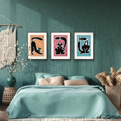 Poster print ‘Chatty Cat l’Amour’