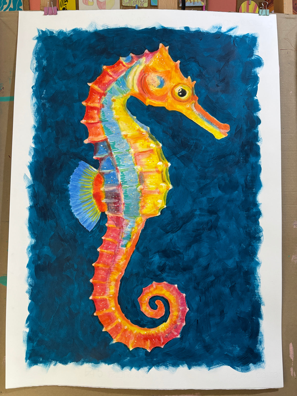 Original ‘Seahorse’ (50x70cm)