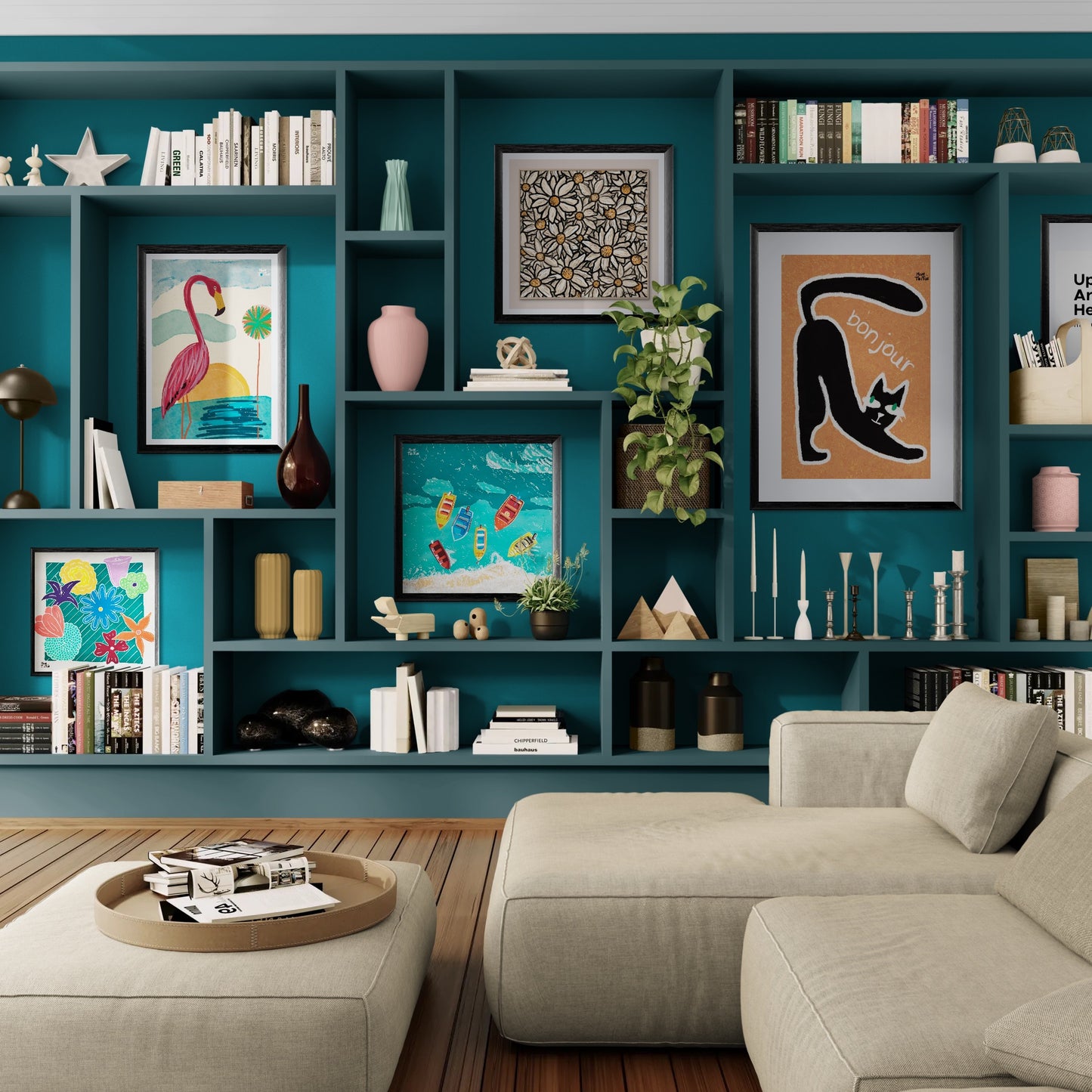 Canvas print ‘Floating boats’