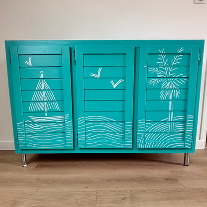 Upcycled cabinets