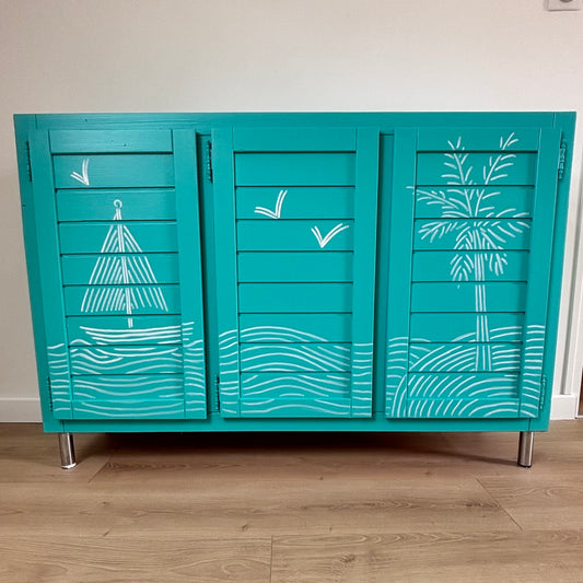 Upcycled cabinets