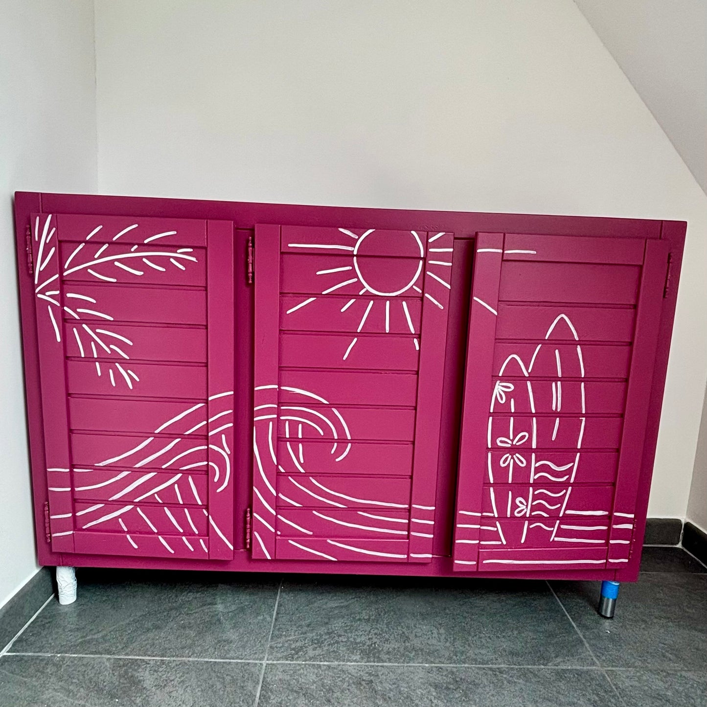 Upcycled cabinets