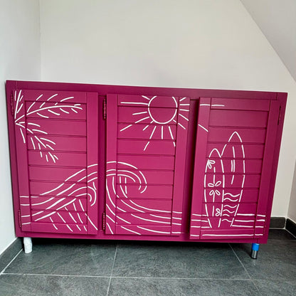 Upcycled cabinets