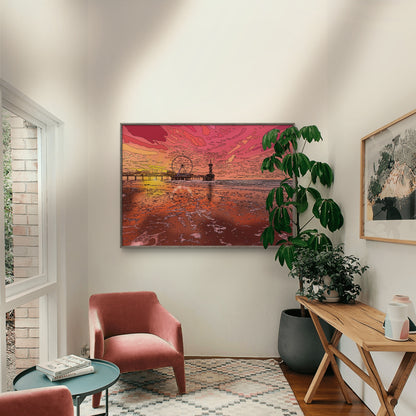 Poster print ‘Scheveningen Sunset’