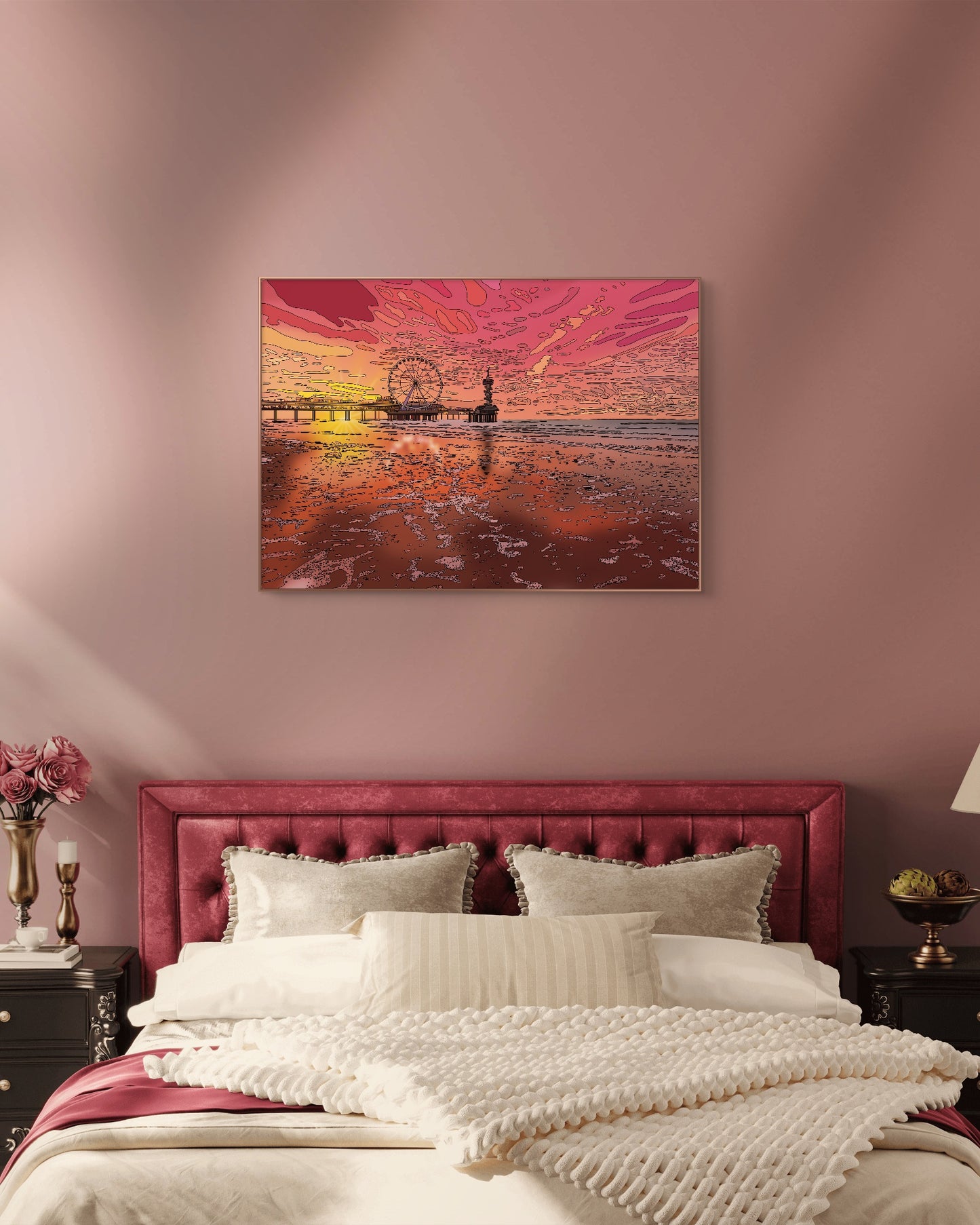 Poster print ‘Scheveningen Sunset’